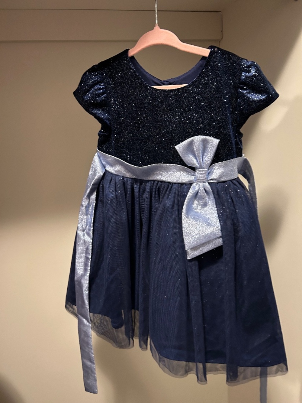 Navy blue party dress - size 3